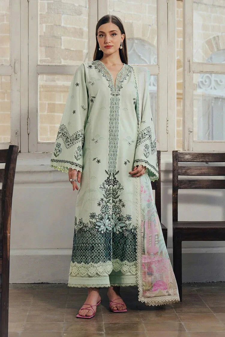 Picture of Afrozeh - Daybreak Summer Lawn Collection - 11410-Dewlit - Unstitched - Available at Raja Sahib