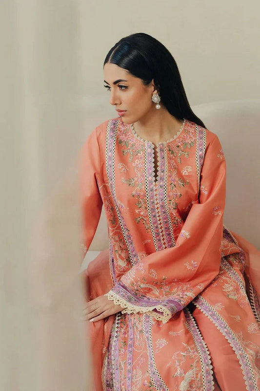 Picture of Afrozeh - Daybreak Summer Lawn Collection - 1148-Skyhush - Unstitched - Available at Raja Sahib