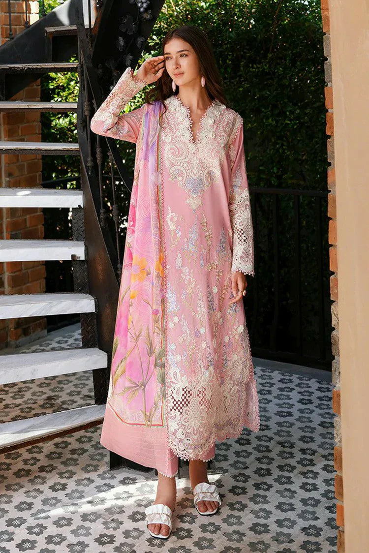 Picture of Mushq - A Moi Held by Love Luxury Lawn - 01U-Silent Vows - Unstitched - Available at Raja Sahib