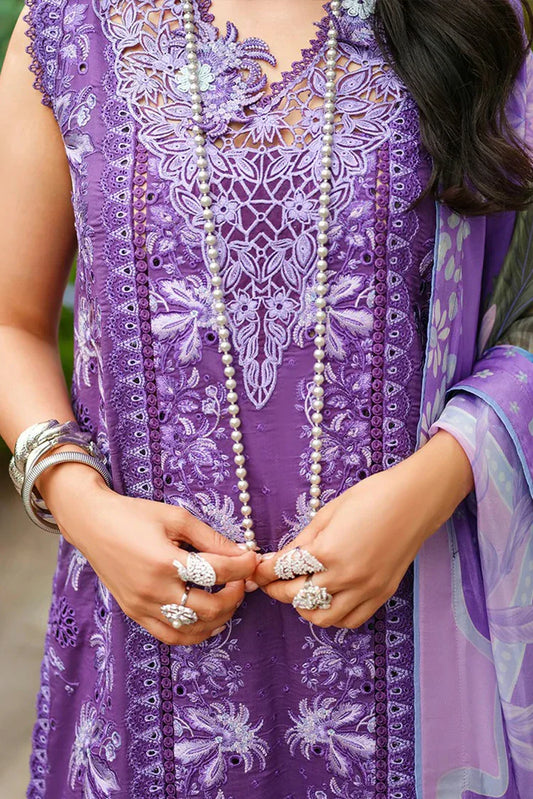 Picture of Mushq - A Moi Held by Love Luxury Lawn - 10U-Lovers Lane - Unstitched - Available at Raja Sahib