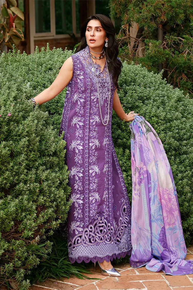 Picture of Mushq - A Moi Held by Love Luxury Lawn - 10U-Lovers Lane - Unstitched - Available at Raja Sahib