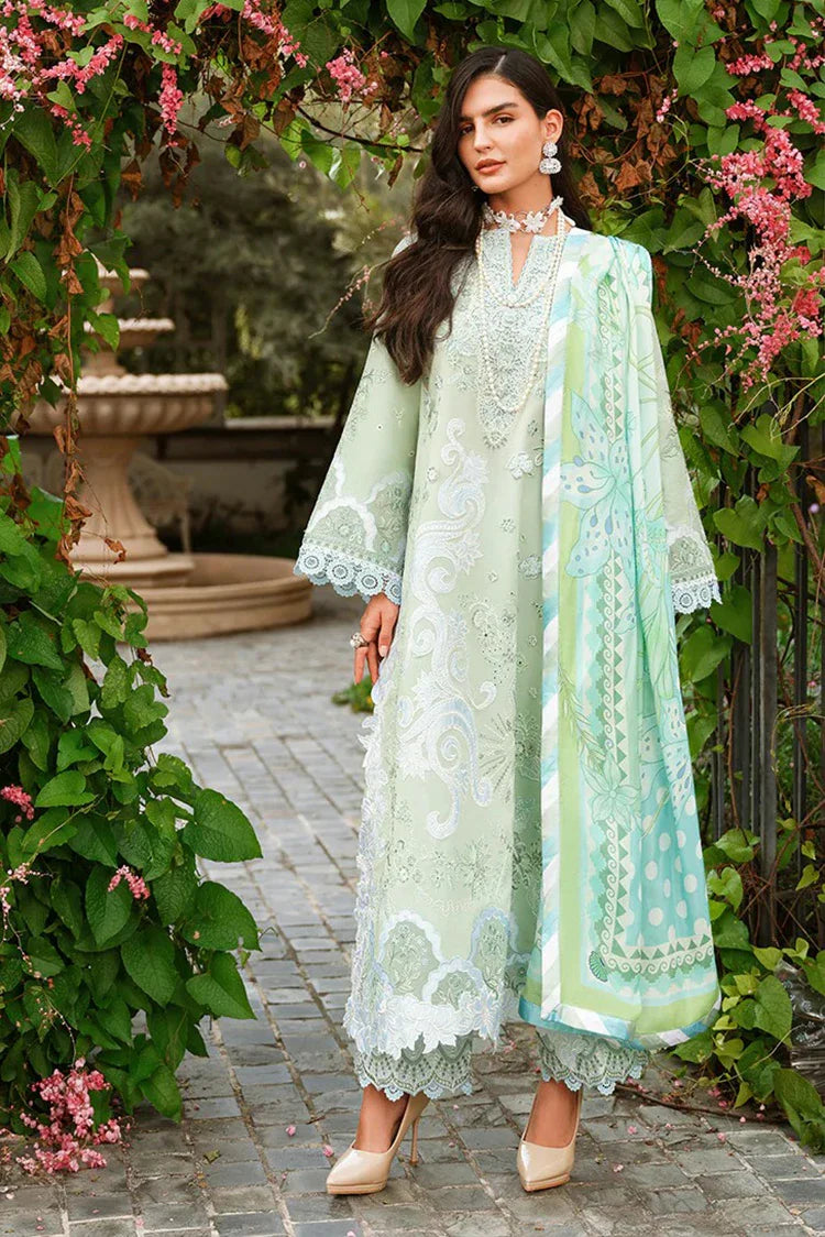 Picture of Mushq - A Moi Held by Love Luxury Lawn - 14U-Love Escape - Unstitched - Available at Raja Sahib