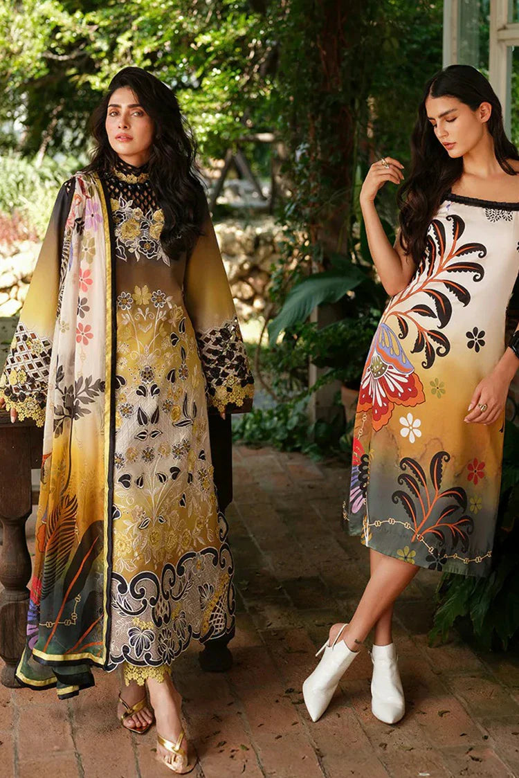 Picture of Mushq - A Moi Held by Love Luxury Lawn - 15U-Timeless Charm - Unstitched - Available at Raja Sahib