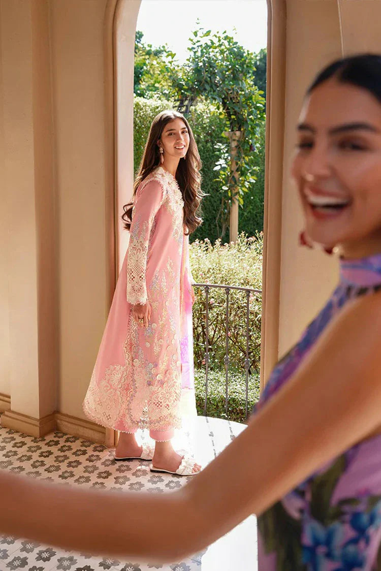 Picture of Mushq - A Moi Held by Love Luxury Lawn - 01U-Silent Vows - Unstitched - Available at Raja Sahib