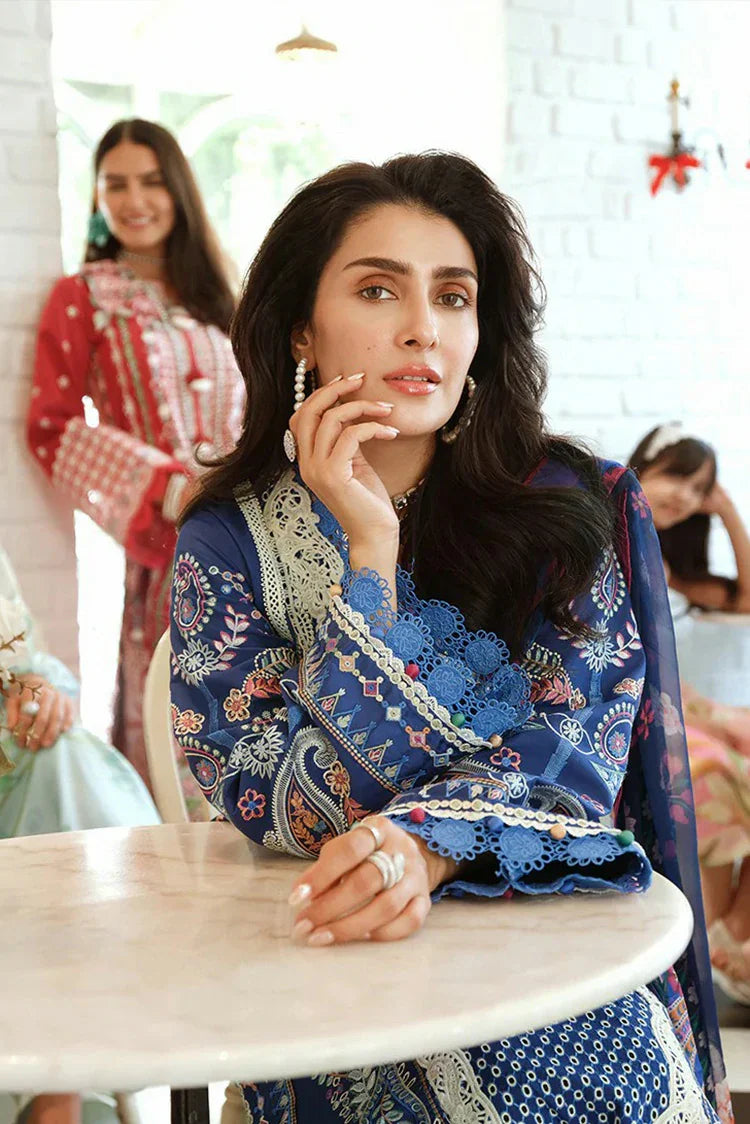 Picture of Mushq - A Moi Held by Love Luxury Lawn - 05U-Moonlit Dreams - Unstitched - Available at Raja Sahib