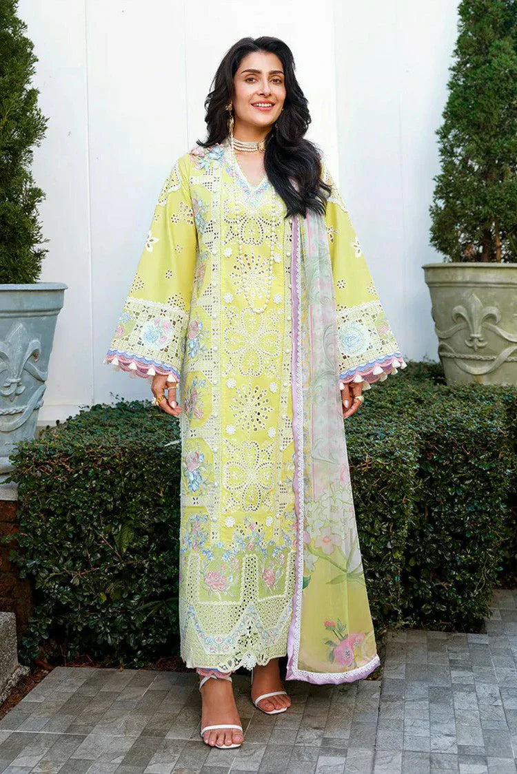 Picture of Mushq - A Moi Held by Love Luxury Lawn - 06U-Tender Whisper - Unstitched - Available at Raja Sahib