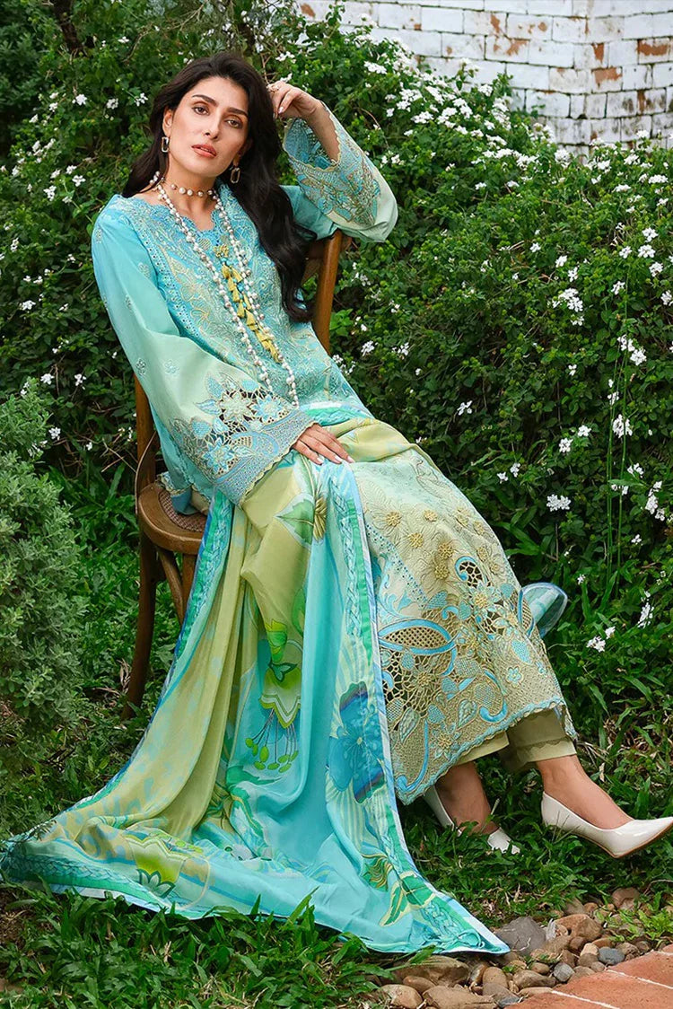Picture of Mushq - A Moi Held by Love Luxury Lawn - 07U-Whispering Winds - Unstitched - Available at Raja Sahib