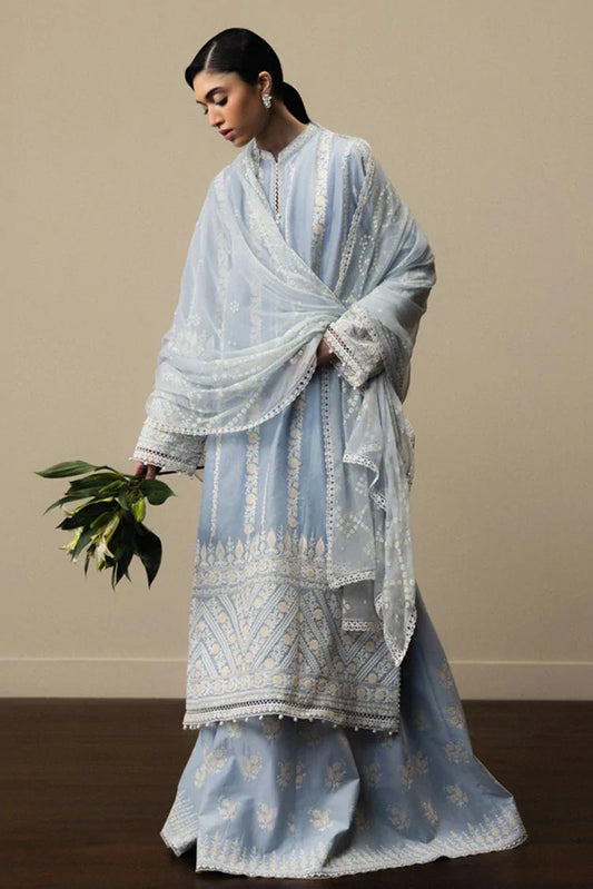 Picture of Zara Shahjahan - Satori Lawn Collection - AOYOMI-D1 - Unstitched - Available at Raja Sahib