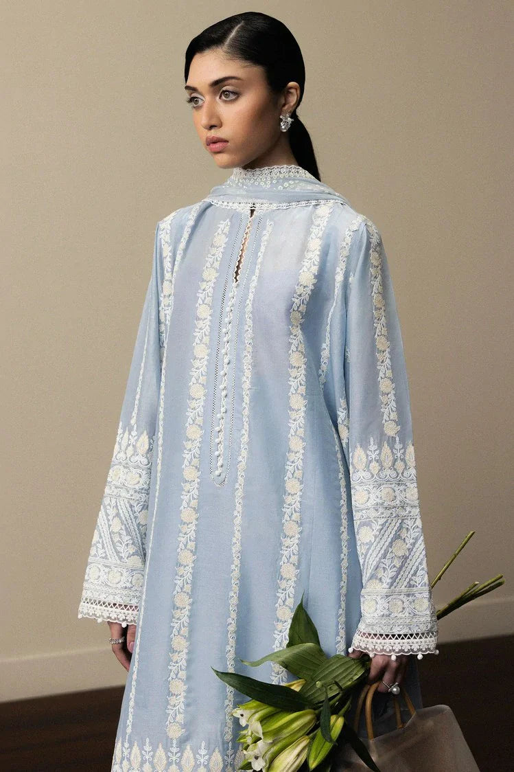 Picture of Zara Shahjahan - Satori Lawn Collection - AOYOMI-D1 - Unstitched - Available at Raja Sahib