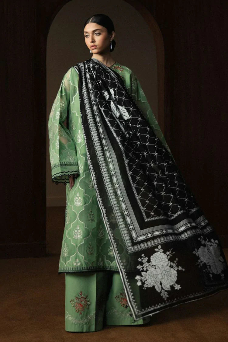 Picture of Zara Shahjahan - Satori Lawn Collection - MIDORIYA-D6 - Unstitched - Available at Raja Sahib