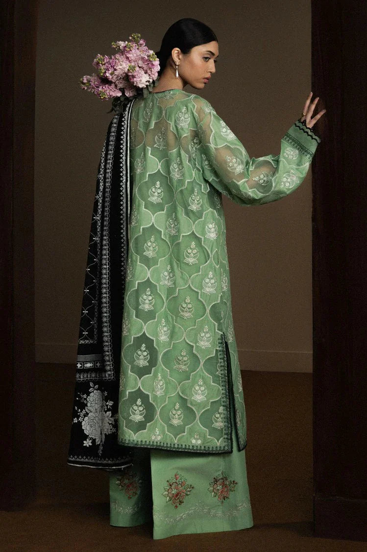Picture of Zara Shahjahan - Satori Lawn Collection - MIDORIYA-D6 - Unstitched - Available at Raja Sahib
