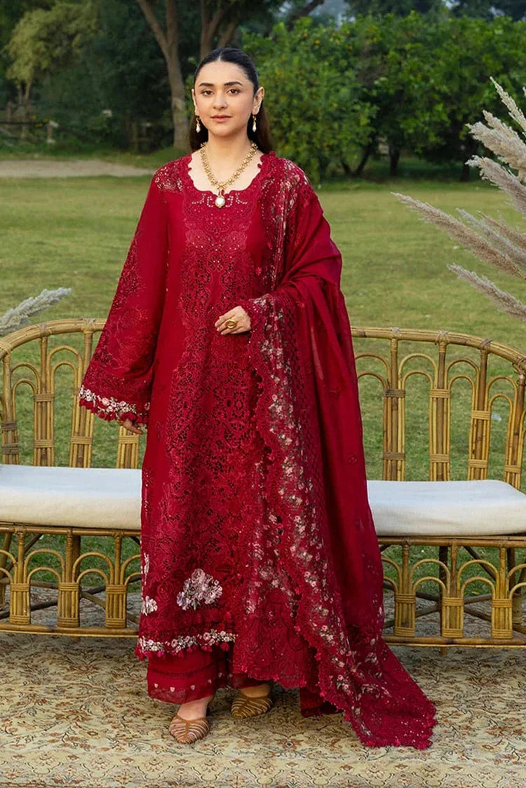 Picture of Elaf - Luxury Lawn - ELY-10 CHERIE LADY - Unstitched - Available at Raja Sahib
