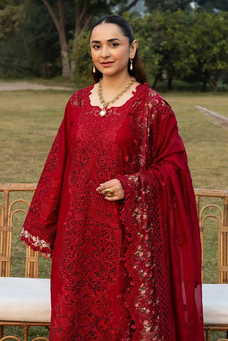 Picture of Elaf - Luxury Lawn - ELY-10 CHERIE LADY - Unstitched - Available at Raja Sahib
