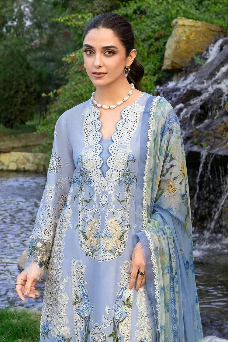 Picture of Elaf - Luxury Lawn - ELY-12 SKY BLISS - Unstitched - Available at Raja Sahib