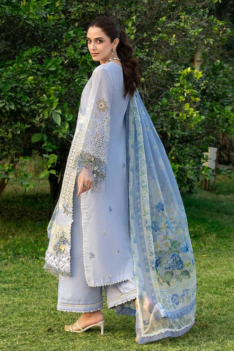 Picture of Elaf - Luxury Lawn - ELY-12 SKY BLISS - Unstitched - Available at Raja Sahib