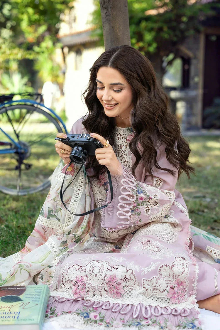 Picture of Elaf - Luxury Lawn - ELY-1A MAISON PINK - Unstitched - Available at Raja Sahib