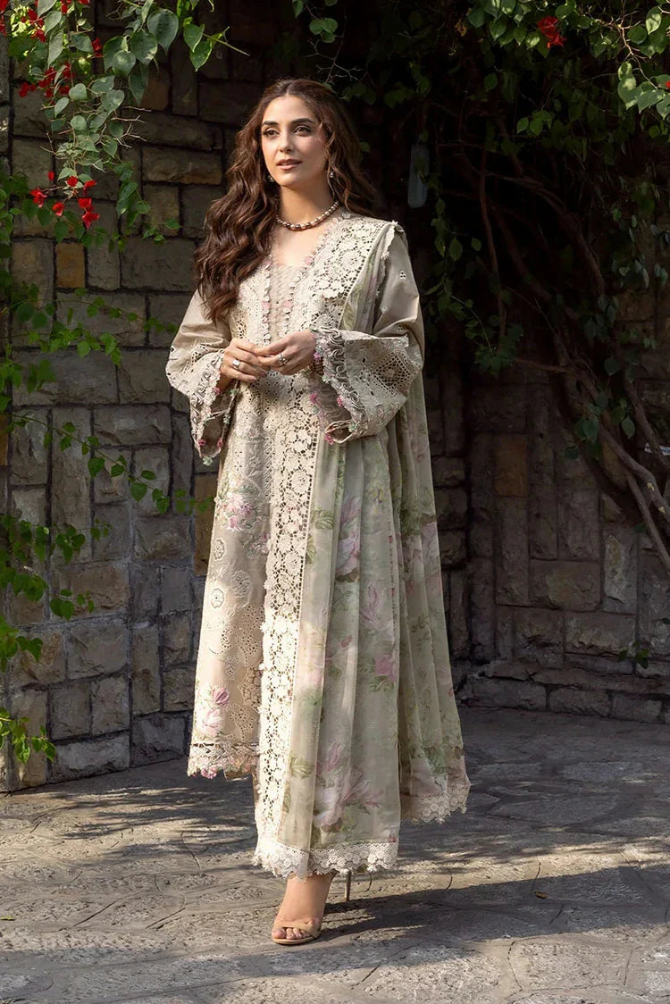Picture of Elaf - Luxury Lawn - ELY-2A CAMELLIA - Unstitched - Available at Raja Sahib
