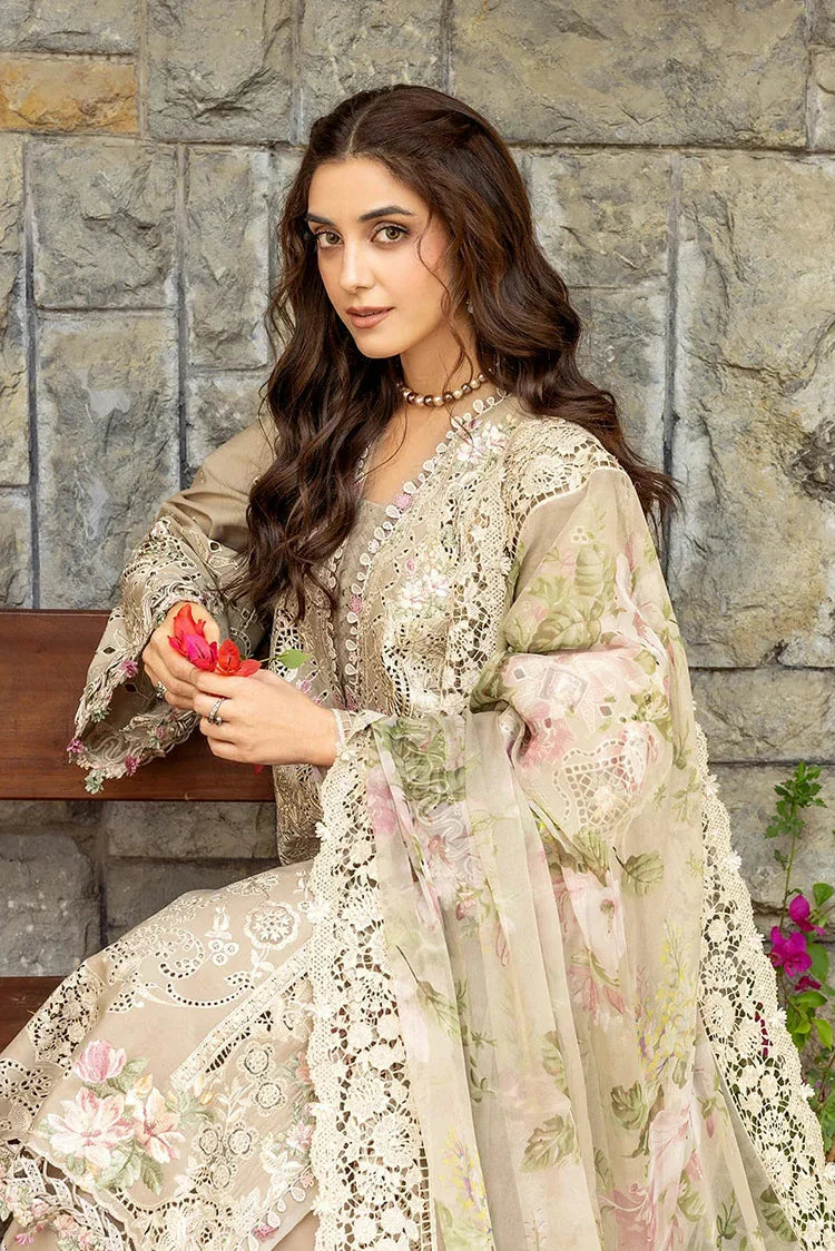 Picture of Elaf - Luxury Lawn - ELY-2A CAMELLIA - Unstitched - Available at Raja Sahib