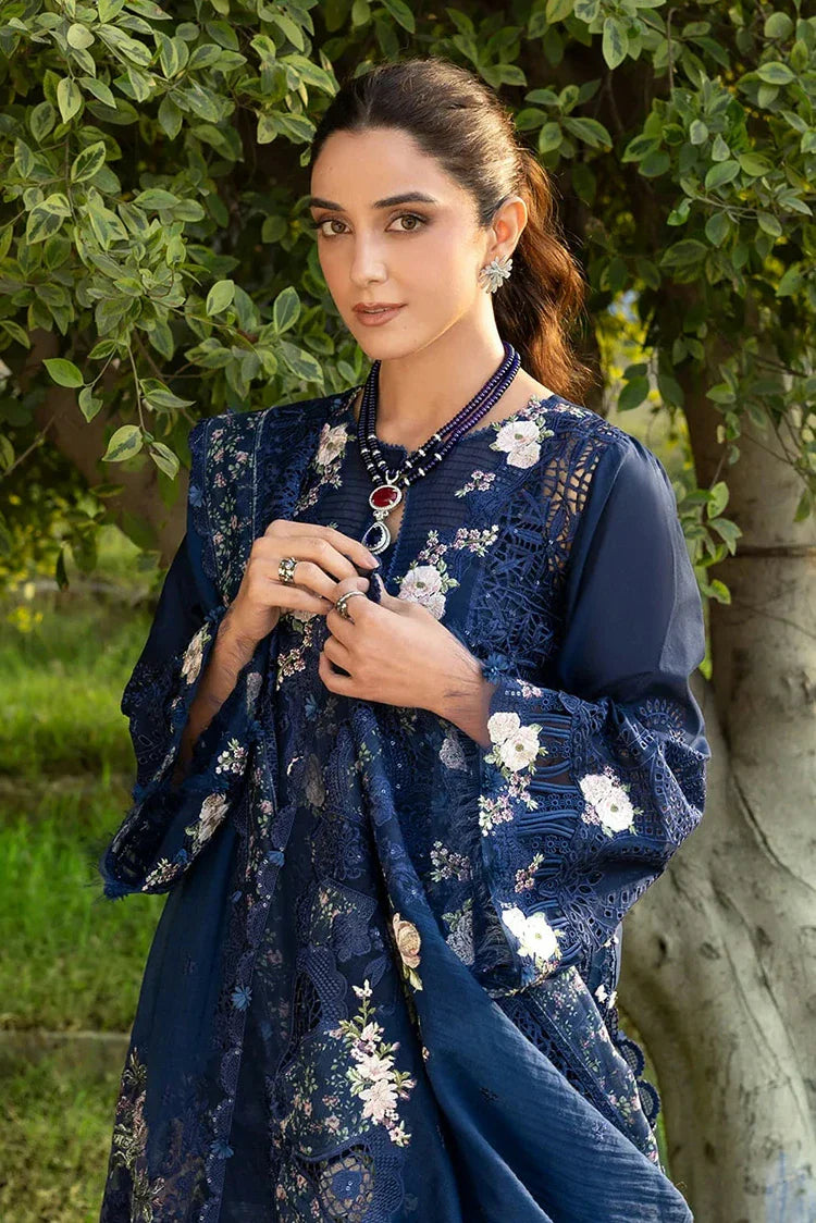 Picture of Elaf - Luxury Lawn - ELY-4B BLUE BELLE - Unstitched - Available at Raja Sahib