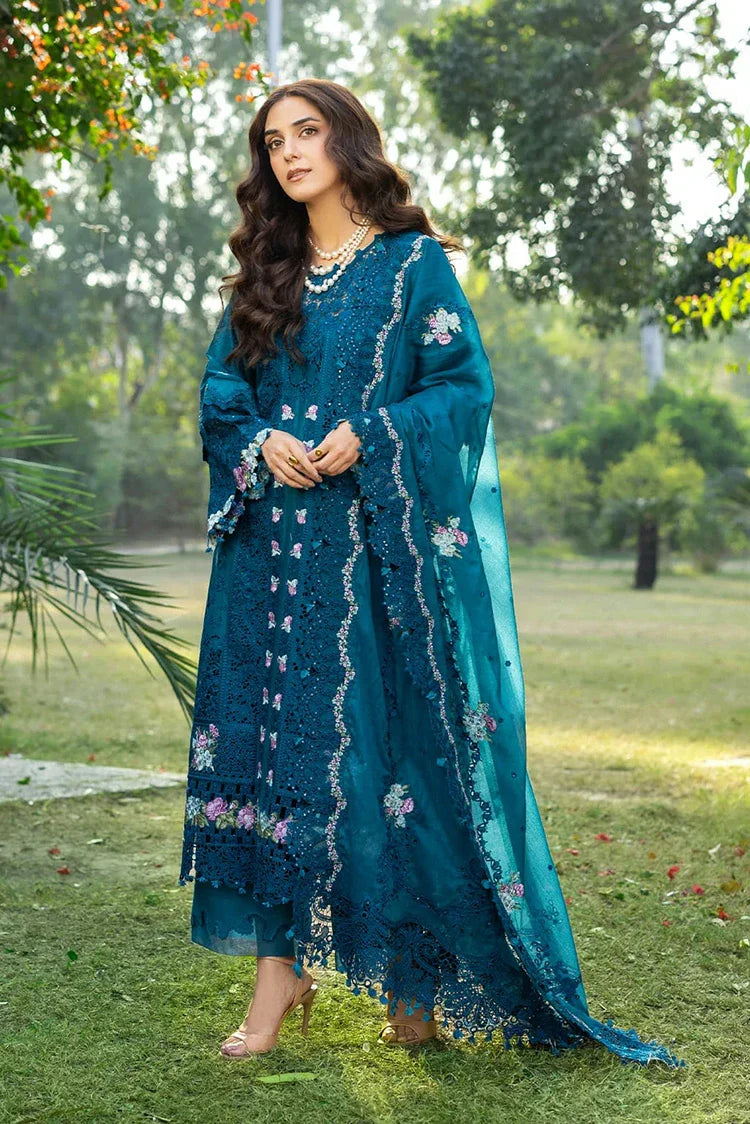 Picture of Elaf - Luxury Lawn - ELY-06 SAPPHIRE - Unstitched - Available at Raja Sahib
