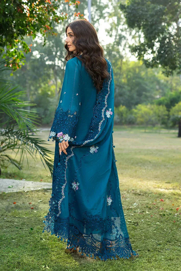 Picture of Elaf - Luxury Lawn - ELY-06 SAPPHIRE - Unstitched - Available at Raja Sahib