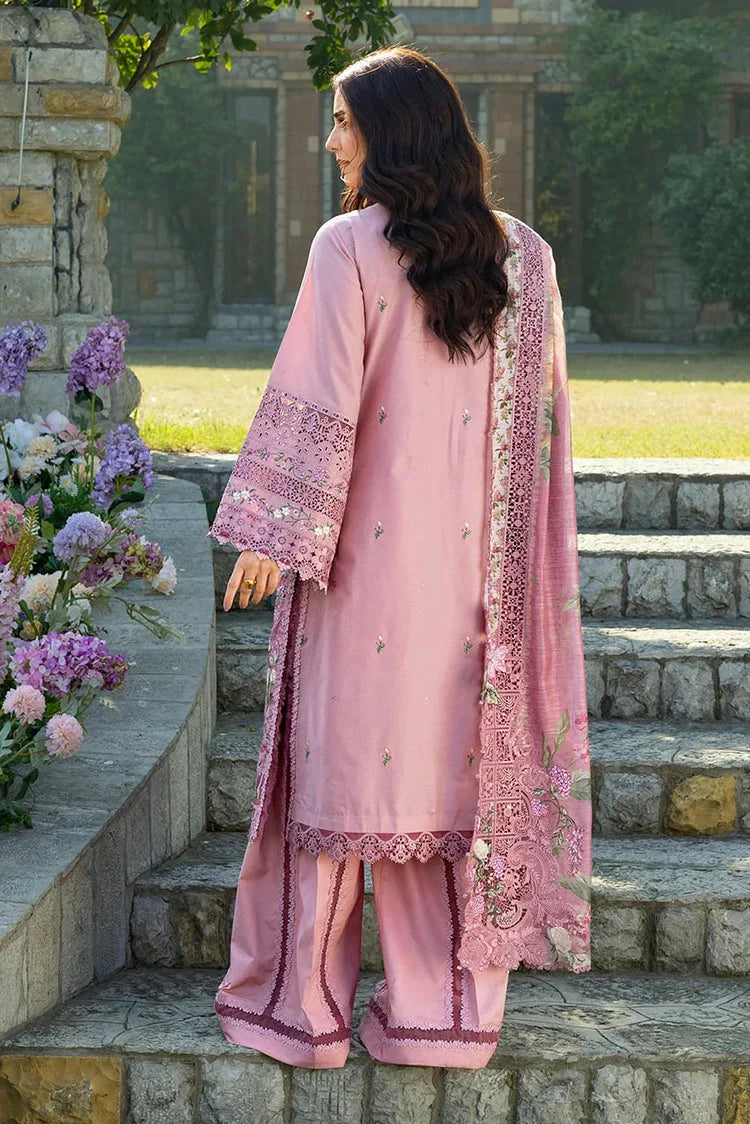 Picture of Elaf - Luxury Lawn - ELY-09 ROSEE - Unstitched - Available at Raja Sahib