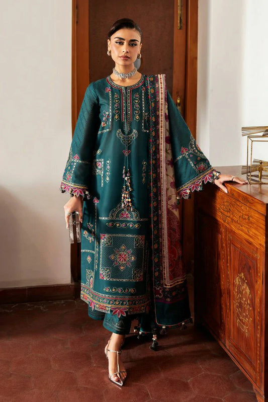Picture of Jazmin - Shahkaar Luxury Lawn SS - SL26-D10 - Unstitched - Available at Raja Sahib