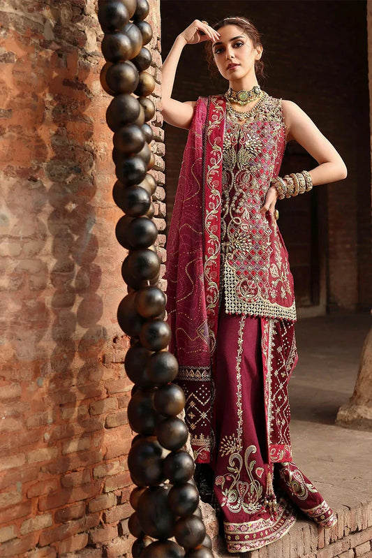 Crimson - Jhilmil Wedding Collection - D2-Nazo - Unstitched