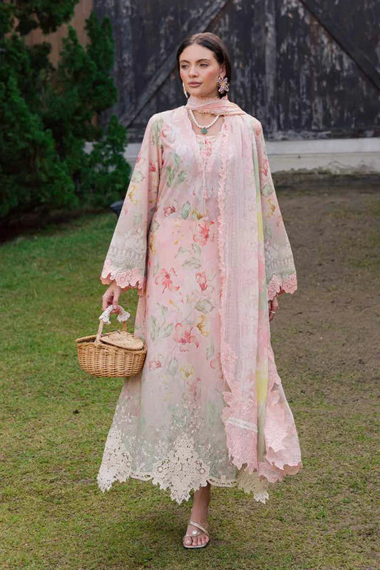 Picture of Nureh - Gardenia Embroidered and Printed Lawn Collection Vol 1 - NSG-208 - Unstitched - Available at Raja Sahib