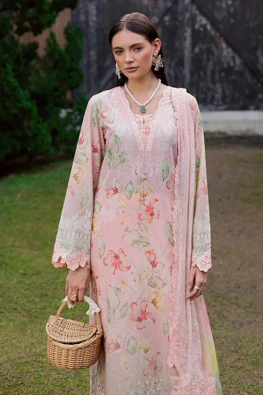 Picture of Nureh - Gardenia Embroidered and Printed Lawn Collection Vol 1 - NSG-208 - Unstitched - Available at Raja Sahib