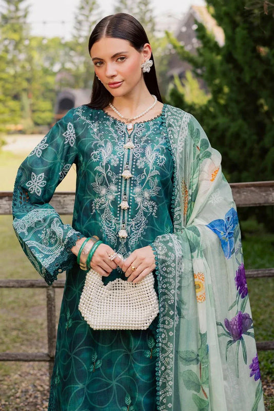 Picture of Nureh - Gardenia Embroidered and Printed Lawn Collection Vol 1 - NSG-210 - Unstitched - Available at Raja Sahib