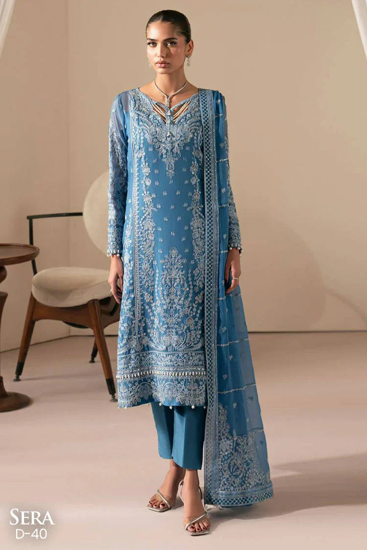 Gulaal - Ayla Luxury Chiffon - D40-Sera - Unstitched