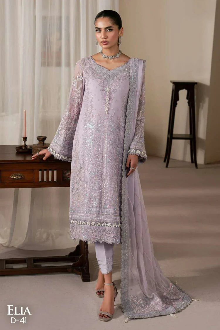 Gulaal - Ayla Luxury Chiffon - D41-Elia - Unstitched