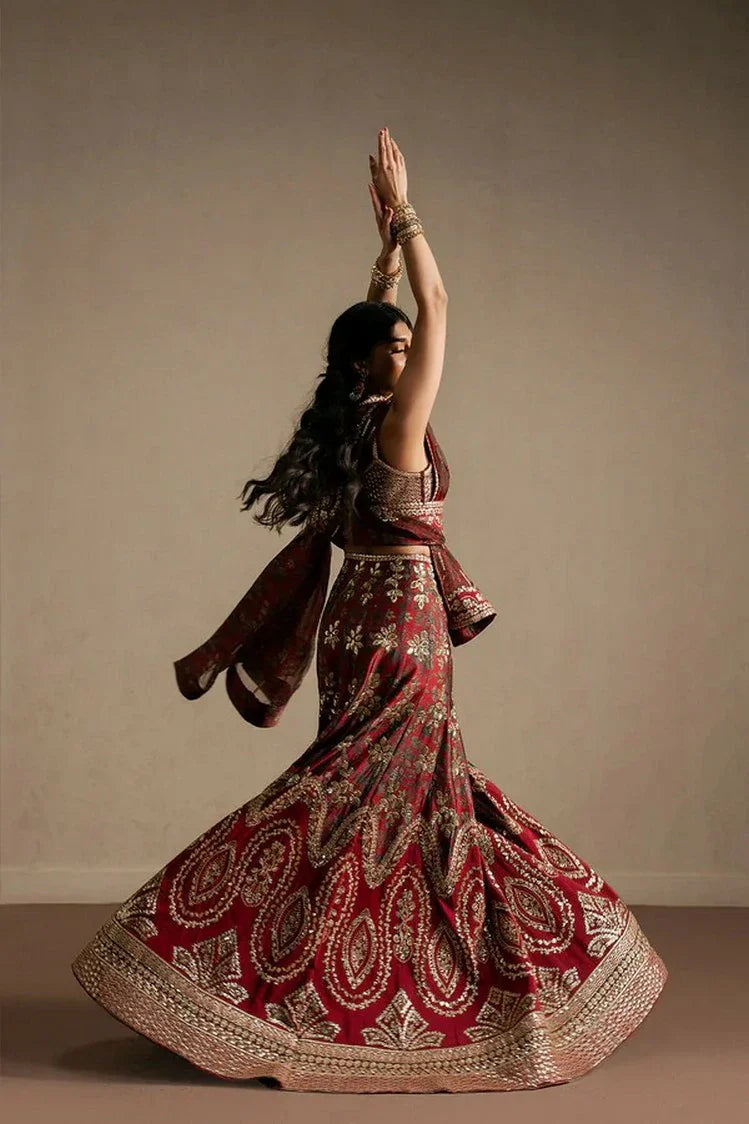 Picture of Ayzel - Qurbat Silk Festive Collection - Taaruf-1156 - Unstitched - Available at Raja Sahib