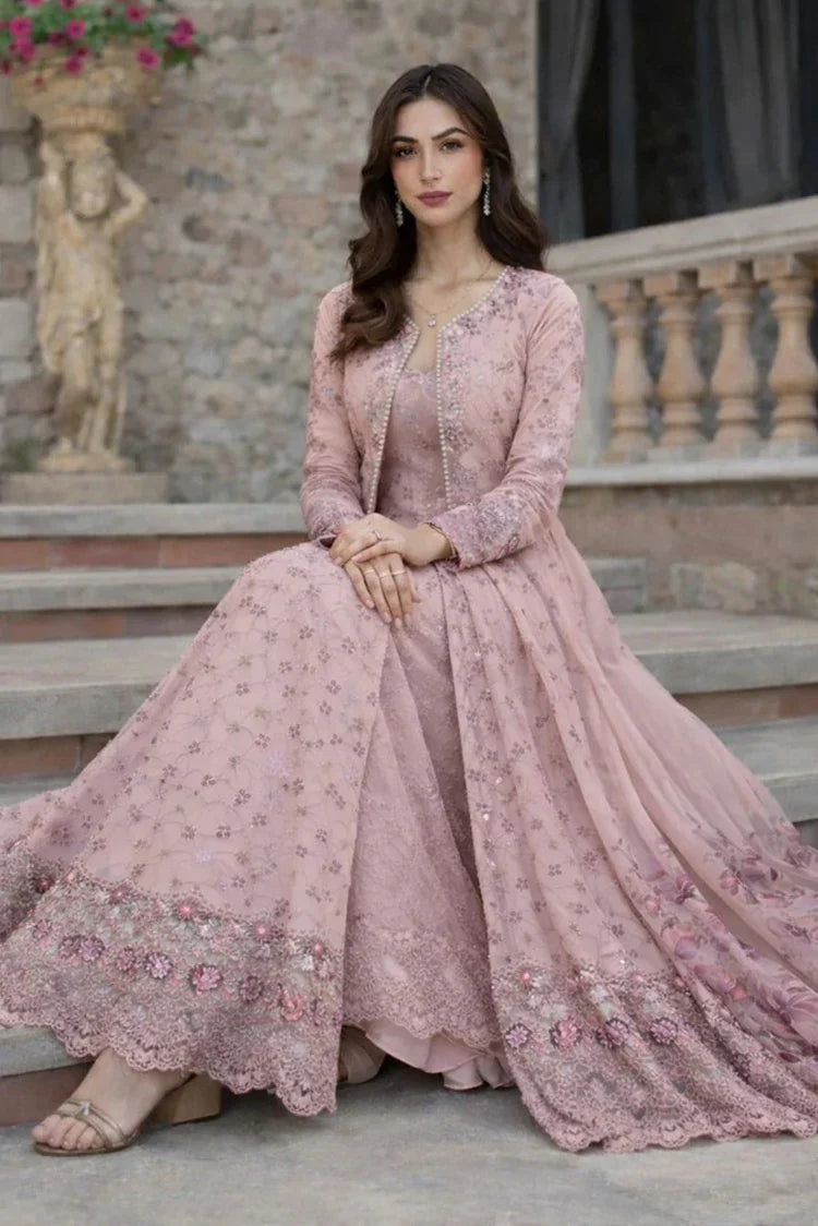 Picture of Noor by Saadia Asad - Noor Luxury Eid Handwork Schiffli Laserkari - D1B-Sorina - Unstitched - Available at Raja Sahib