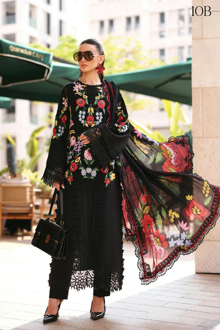 Picture of Maria B - Timeless Elegance Luxury Lawn - Design-10B - Unstitched - Available at Raja Sahib