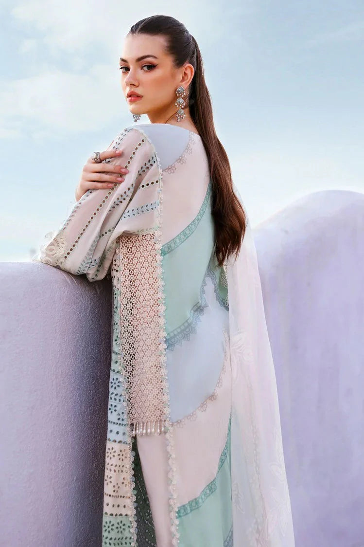 Picture of Maria B - Timeless Elegance Luxury Lawn - Design-12A - Unstitched - Available at Raja Sahib