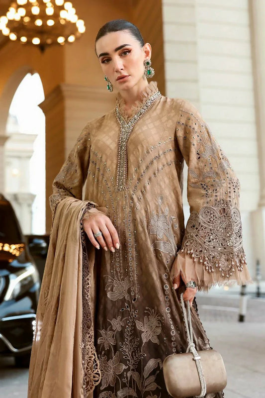 Picture of Maria B - Timeless Elegance Luxury Lawn - Design-1A - Unstitched - Available at Raja Sahib