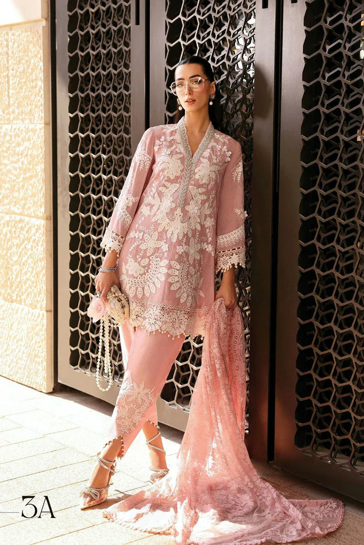 Picture of Maria B - Timeless Elegance Luxury Lawn - Design-3A - Unstitched - Available at Raja Sahib