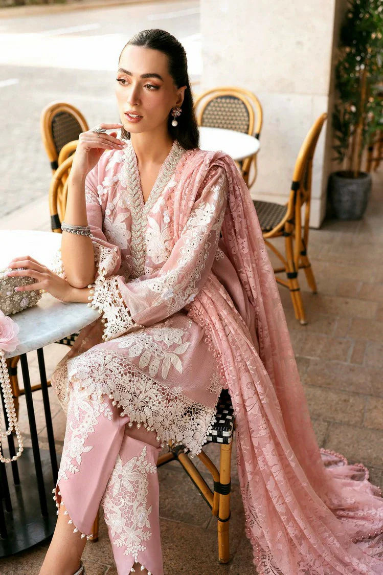 Picture of Maria B - Timeless Elegance Luxury Lawn - Design-3A - Unstitched - Available at Raja Sahib
