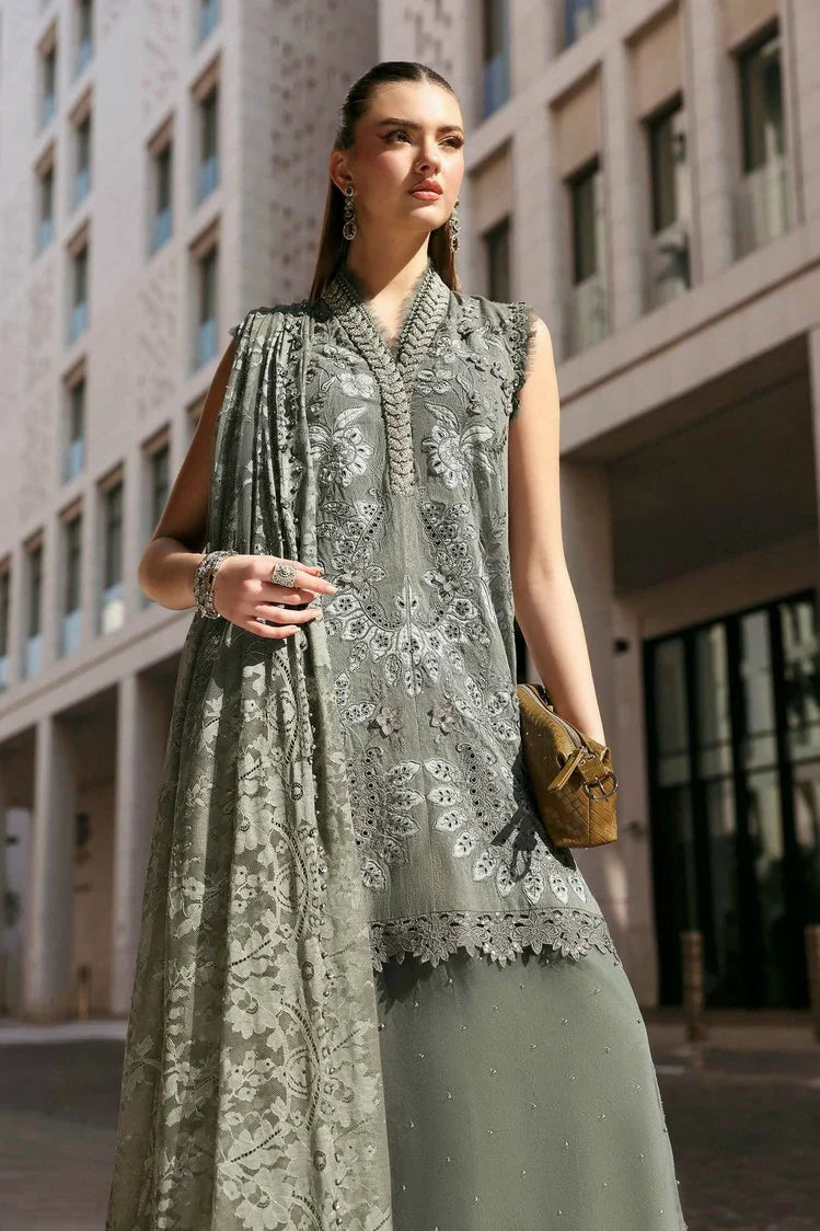 Picture of Maria B - Timeless Elegance Luxury Lawn - Design-3B - Unstitched - Available at Raja Sahib