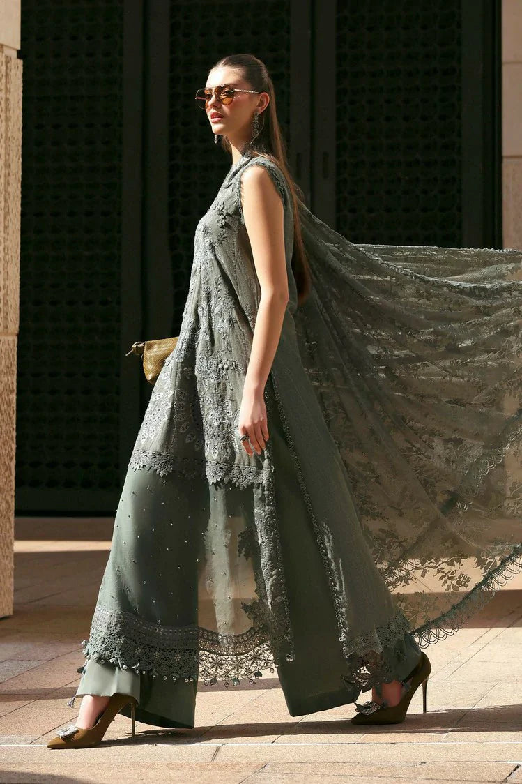 Picture of Maria B - Timeless Elegance Luxury Lawn - Design-3B - Unstitched - Available at Raja Sahib