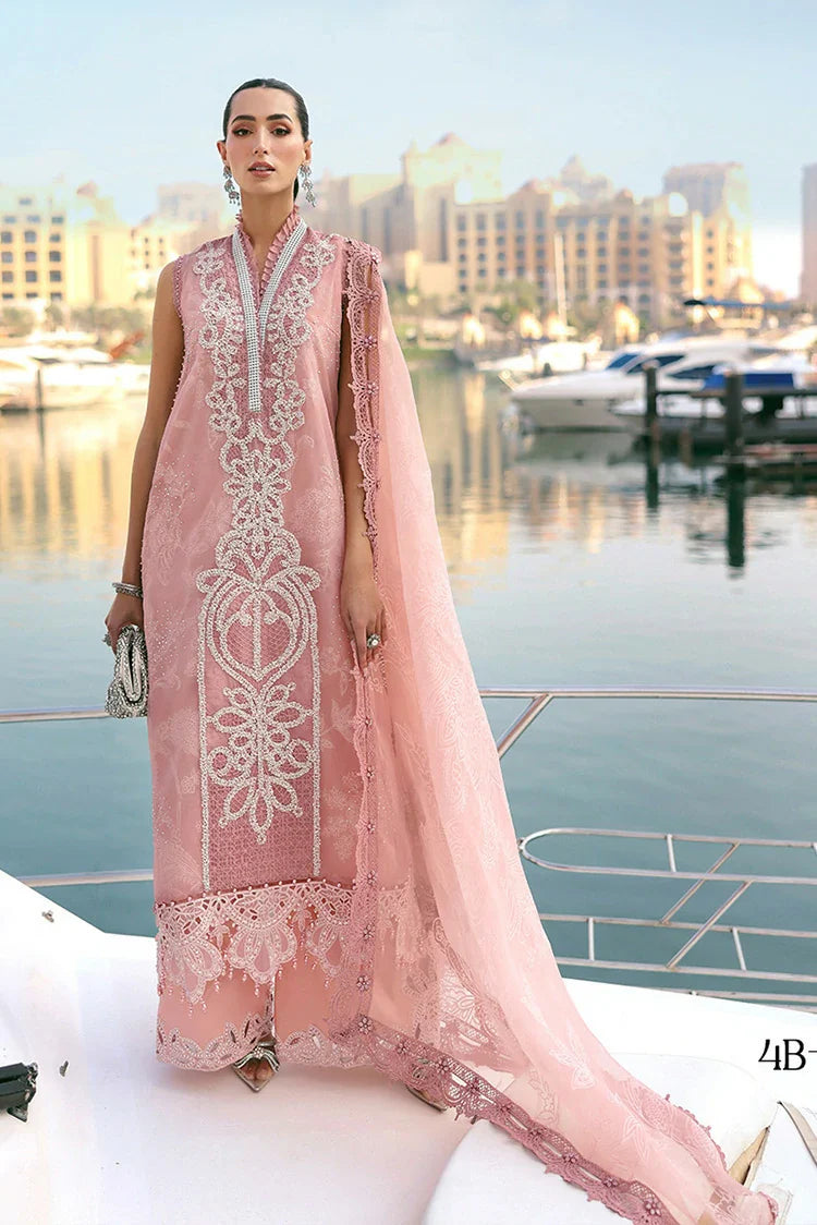 Picture of Maria B - Timeless Elegance Luxury Lawn - Design-4B - Unstitched - Available at Raja Sahib