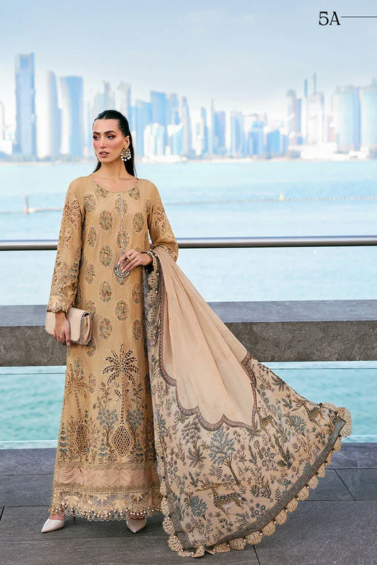 Picture of Maria B - Timeless Elegance Luxury Lawn - Design-5A - Unstitched - Available at Raja Sahib