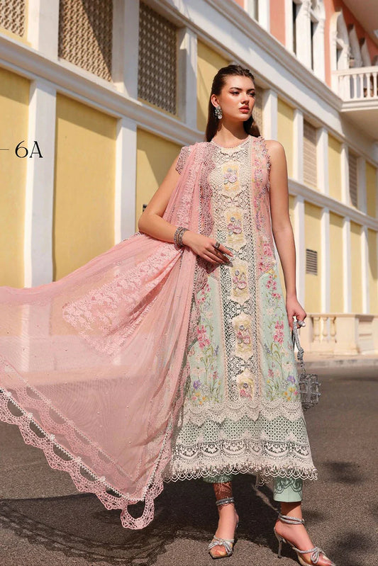 Picture of Maria B - Timeless Elegance Luxury Lawn - Design-6A - Unstitched - Available at Raja Sahib