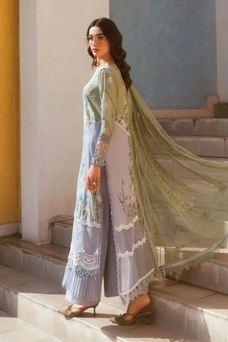 Picture of Maria B - Timeless Elegance Luxury Lawn - Design-6B - Unstitched - Available at Raja Sahib