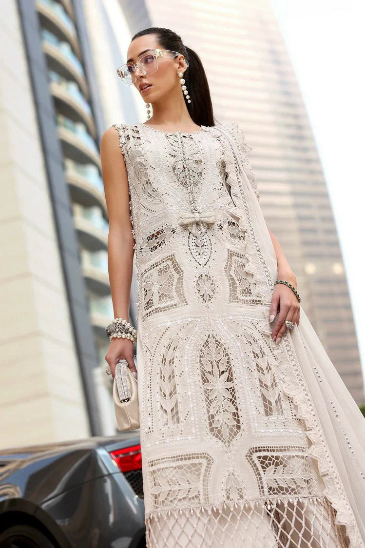 Picture of Maria B - Timeless Elegance Luxury Lawn - Design-8A - Unstitched - Available at Raja Sahib