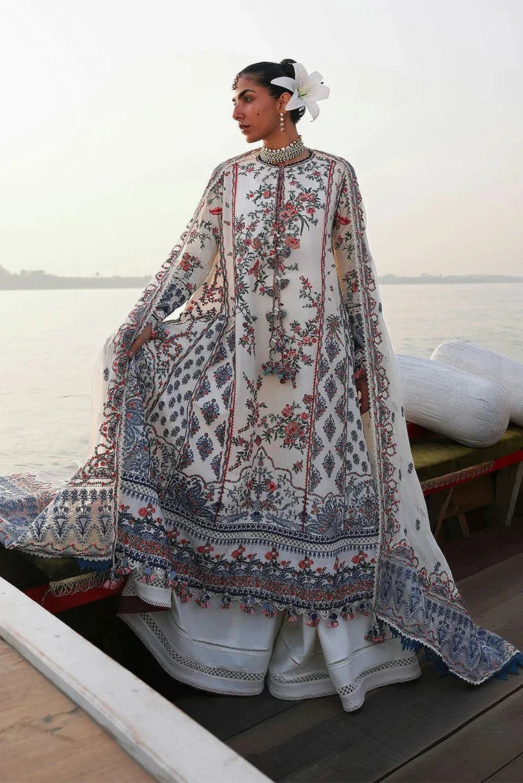 Picture of Hussain Rehar - Kala Bagh Luxury Lawn Eid Edit - D-17-Yuki - Unstitched - Available at Raja Sahib