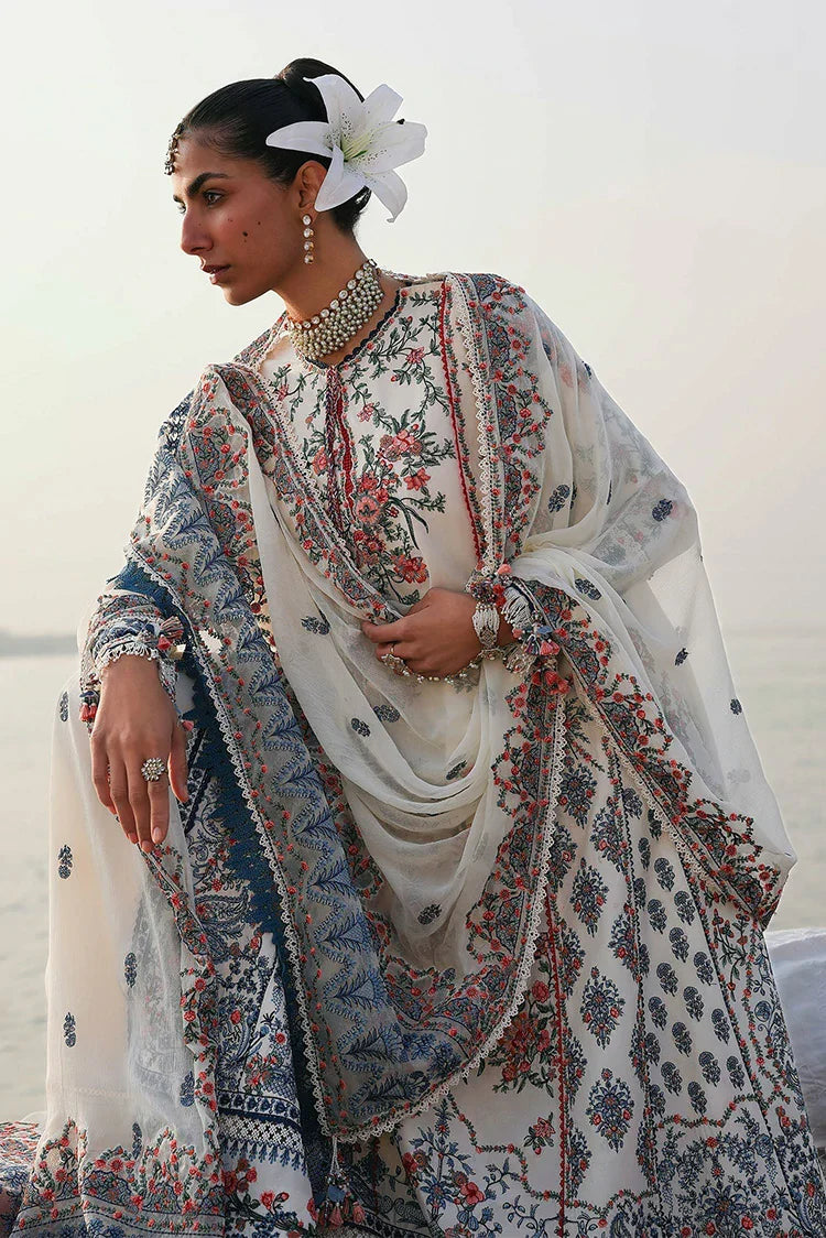 Picture of Hussain Rehar - Kala Bagh Luxury Lawn Eid Edit - D-17-Yuki - Unstitched - Available at Raja Sahib