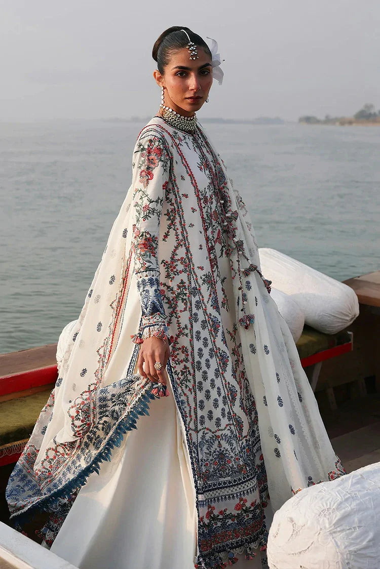 Picture of Hussain Rehar - Kala Bagh Luxury Lawn Eid Edit - D-17-Yuki - Unstitched - Available at Raja Sahib